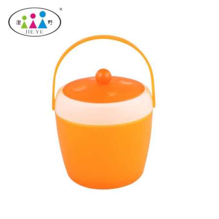 Hot Sale Plastic Buckets Lid Ice Bucket With Handle And Tong