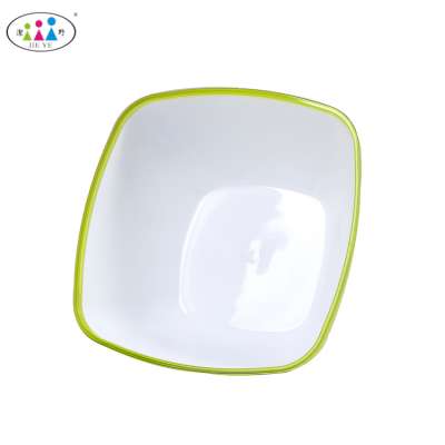 Fashion Design Mixing Cheap Serving Bowls Plastic Double-Color Salad Bowl