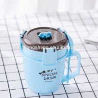 Wholesale 750ml Plastic Coffee Tea Water Cups With Handle And Cover