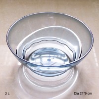 LULA 3.4 L Wholesale Transparent Plastic Salad Bowl